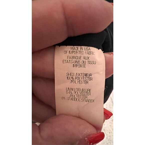 HELMUT LANG LITTLE BLACK DRESS BACK ZIP SIZE S - Picture 10 of 11